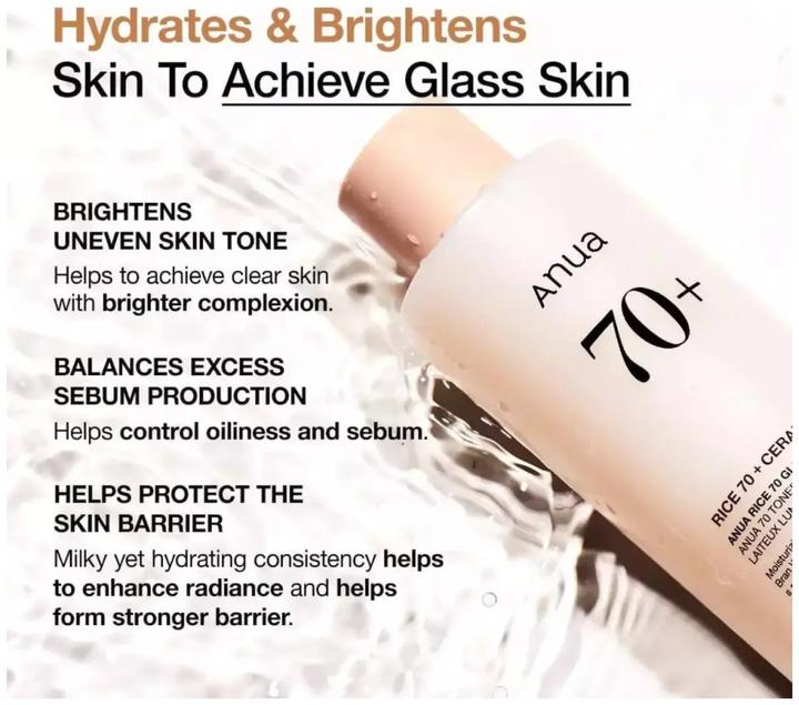 Produktbild Anua Rice 70 + Ceramide (Tonic, 250 ml)