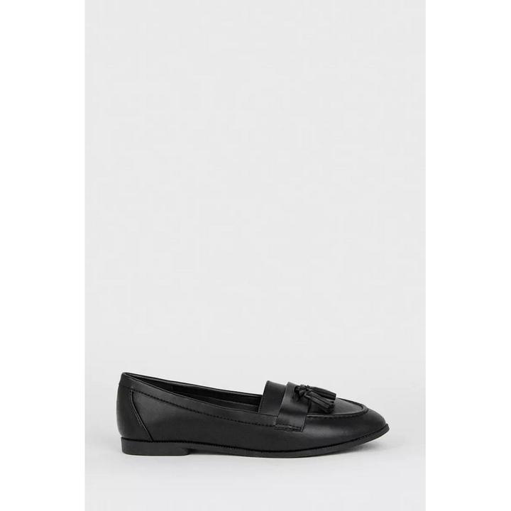 Actual product image Dorothy Perkins Womens/Ladies Lennie Tassel Wide Loafers (39)