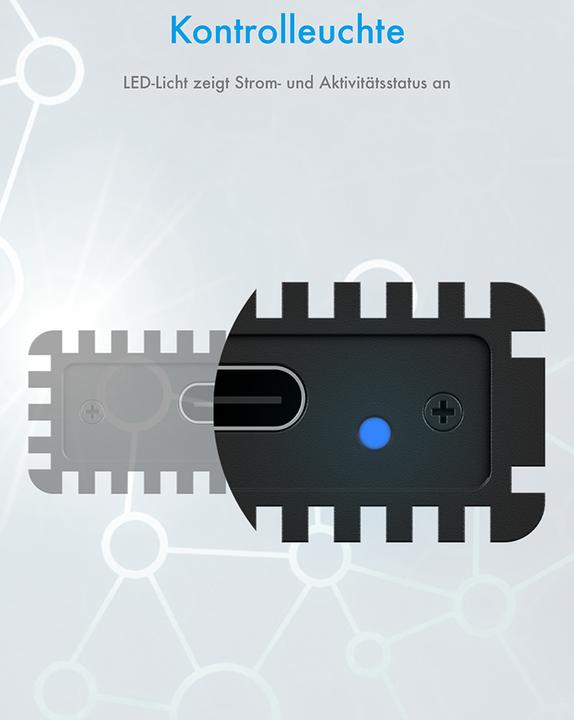 Produktbild Icy Box ext. M.2 NVMe Gehäuse IB-1816M-C31 (M.2 2230, M.2 2242, M.2 2260, M.2 2280)