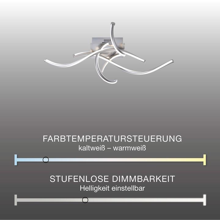 Image du produit Paul Neuhaus Q Plafonnier et applique LED Q-MALINA fixe 50 W Blanc chaud