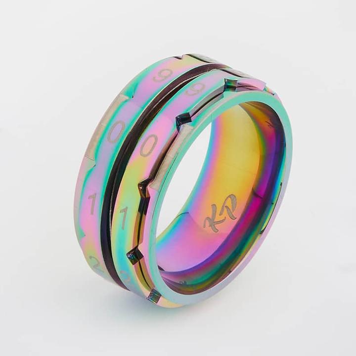 Actual product image Knitpro Reihenzähler Ringe Rainbow