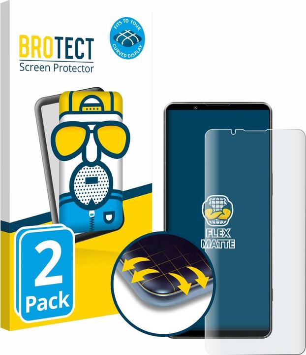 Actual product image BROTECT Full-Screen Protector Matte (2 Piece, Sony Xperia 1 VI)