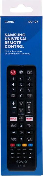Immagine prodotto Savio RC-07 Telecomando IR senza fili per TV a pressione (Telecomando universale, Miracolo)
