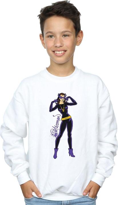 Immagine prodotto Catwoman Happy Pose Felpa Ragazzi (152, 158)