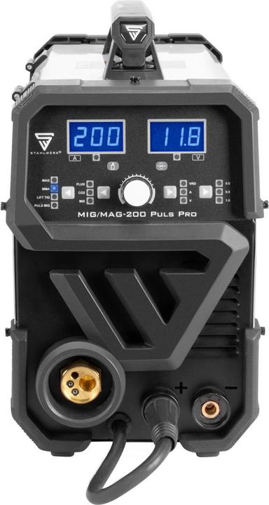 Actual product image Stahlwerk MIG MAG 200 Puls Pro IGBT inert gas combination welder 200 amps