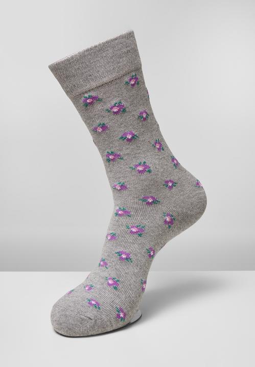 Immagine prodotto Urban Classics Calzini a fiori in filato riciclato 3-Pack (confezione da 3, 39 - 42)