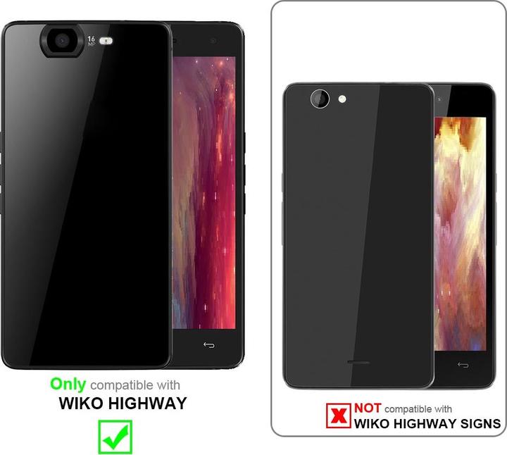 Actual product image Cadorabo Case for WIKO HIGHWAY with belt clip (Wiko Highway)