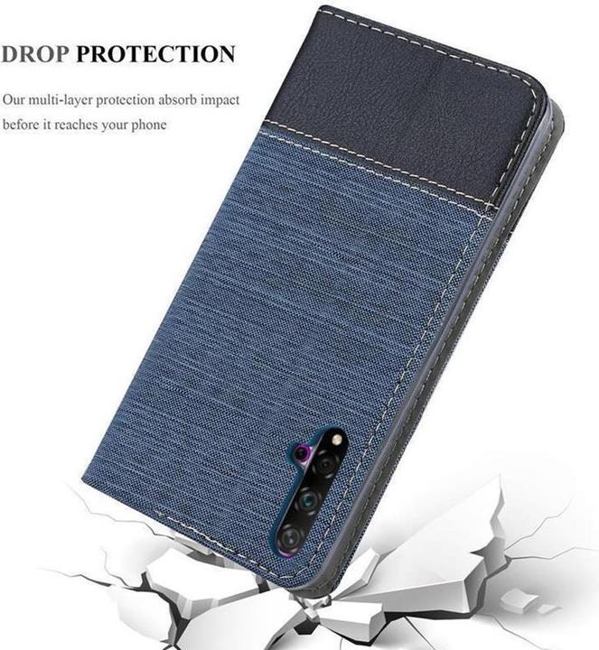 Productafbeelding Cadorabo Boek Jeans Optiek Cover (Huawei Nova 5, Huawei Nova 5 Pro)