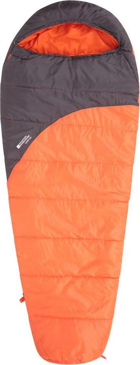 Actual product image Mountain Warehouse Unisex Adult Summit 250 Right Zip Winter Mummy Sleeping Bag (200 cm)