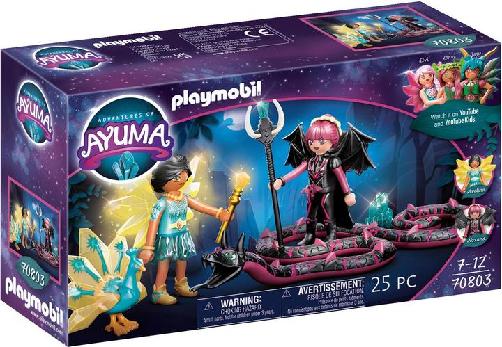 Produktbild Playmobil Crystal Fairy und Bat Fairy mit Seelentieren (70803, Playmobil Ayuma)