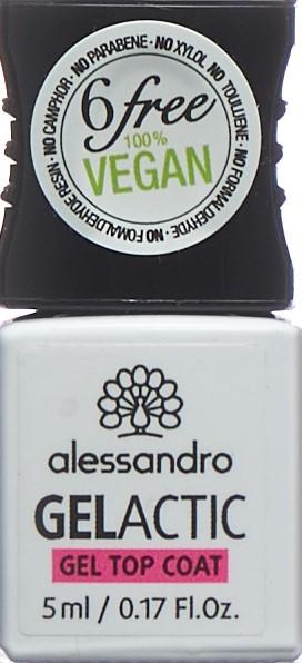 Actual product image Alessandro Gelactic - Gel Top Coat (Transparent, Top coat)