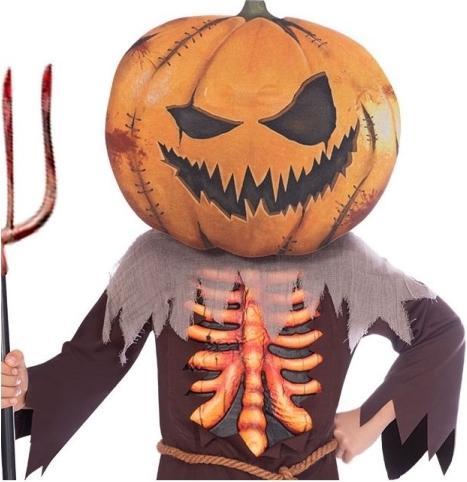 Immagine prodotto Amscan Costume da bambino Zucca spaventosa testa grande10-12anni (10, 11, 12)