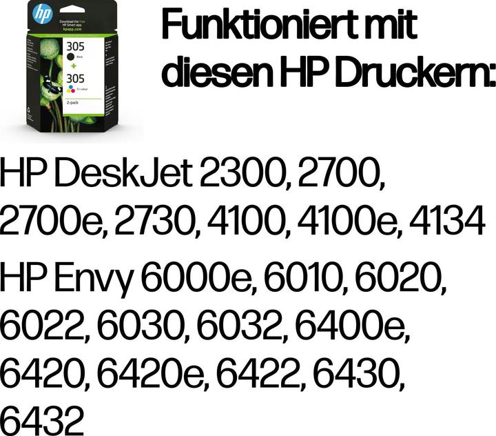 Produktbild HP 305 (M, BK, C, Y)
