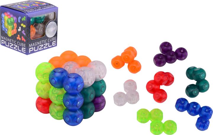 Actual product image Johntoy Magnetic Puzzle Cube (7 pieces)