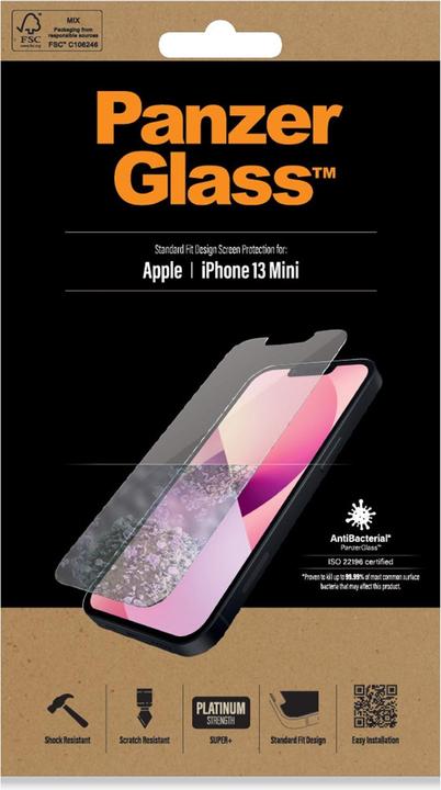 Image du produit PanzerGlass Coupe standard (1 pièce(s), Apple iPhone 13 mini)