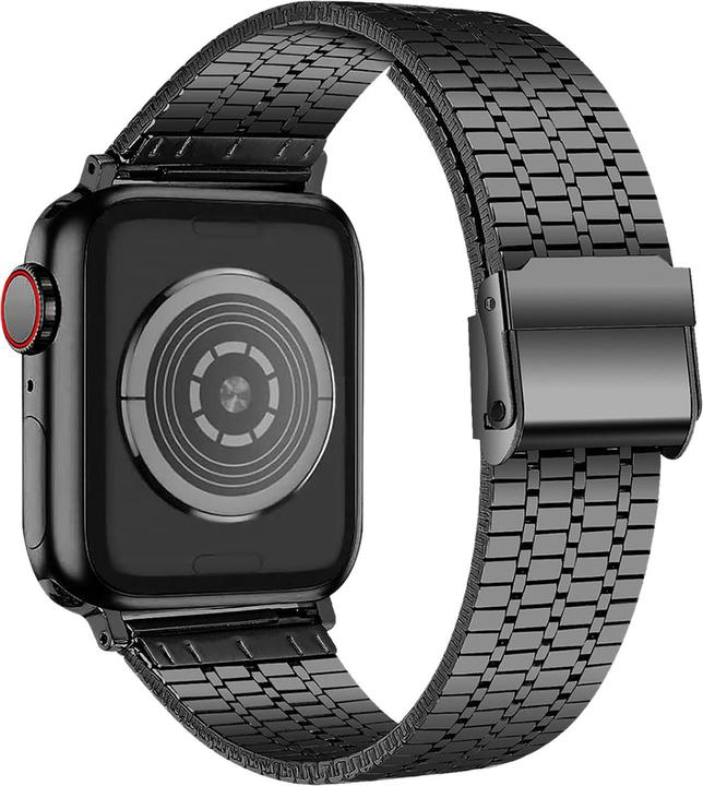 Avizar Ersatzarmband (Edelstahl, Apple Watch Series 7, Apple Watch Series 6, Apple Watch Series 8)