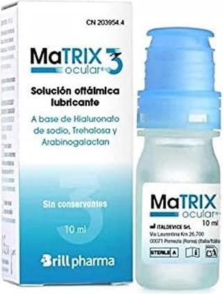 Productafbeelding Brill Pharma Matrix Oculair 3 oogdruppels 10ml (10 ml)