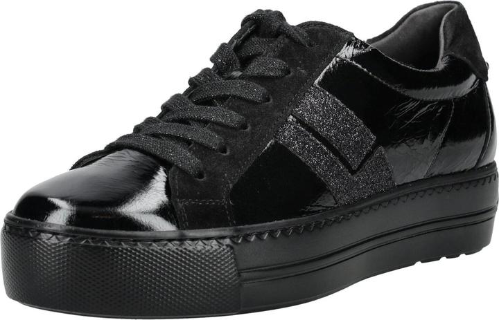 Glossy Calf, Glitter Black 098