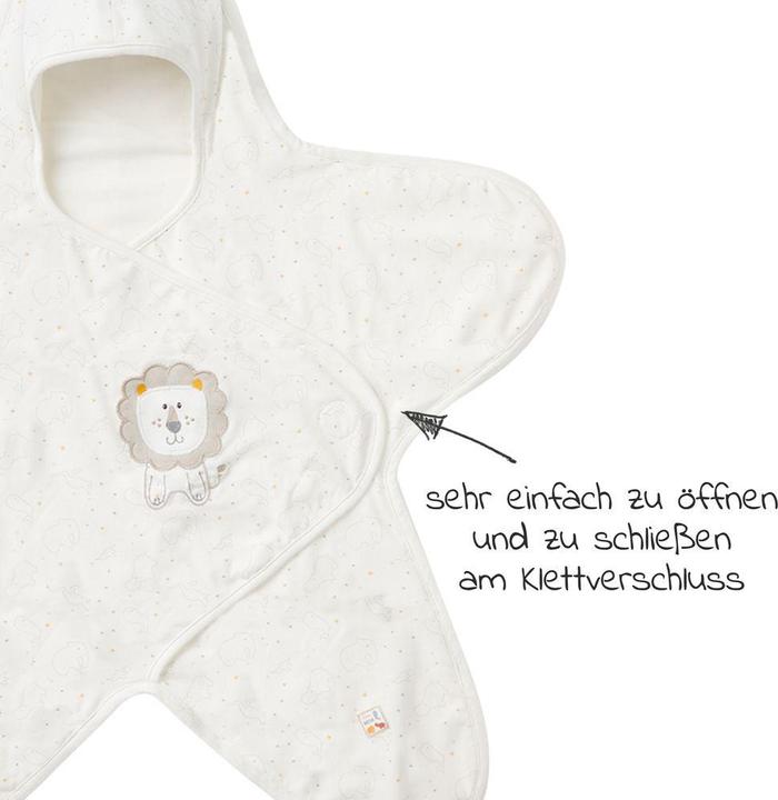 Actual product image Fehn Snuggle wrap lion fehnNATUR (70 x 80 cm)