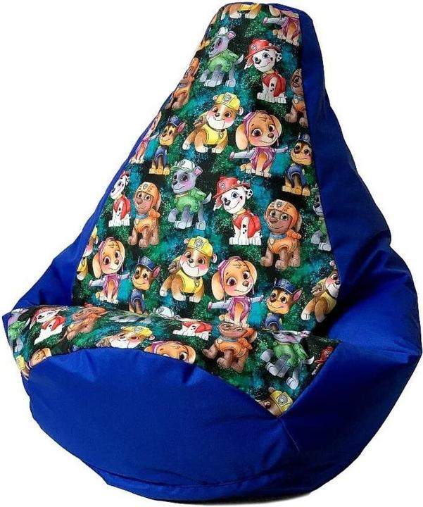 Go Gift Sako Tasche pouffe Pear Druck Kornblume-PAW Patrol XL 130 x 90 cm