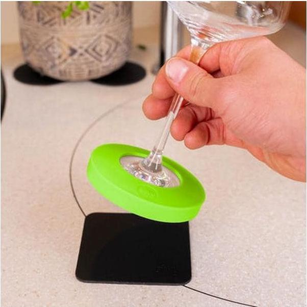 Image du produit Silwy Magnet-Kondom für Stielgläser Hellgrün (1 x)