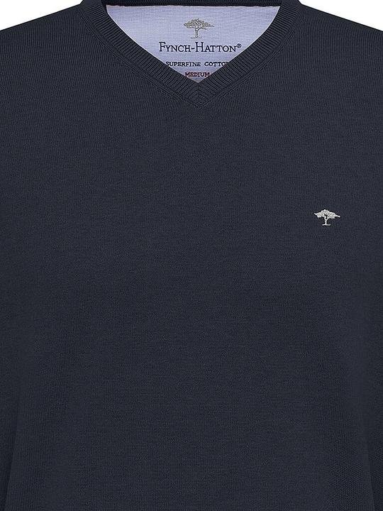 Produktbild Fynch-Hatton V-Neck Sweater navy (M)