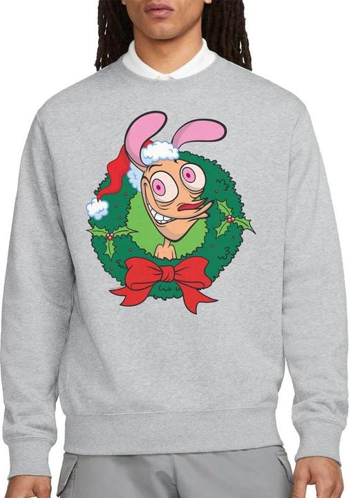 Produktbild Ren & Stimpy Sweatshirt weihnachtliches Design (L)