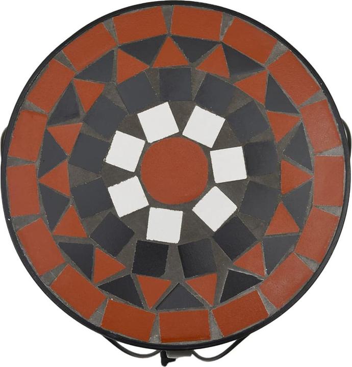 Image du produit VidaXL Pflanzenständer 3 Stk. Terrakottarot und Keramik