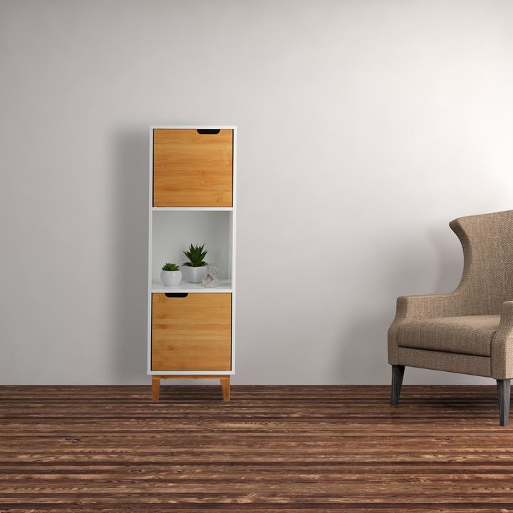 Actual product image Relaxdays Free Standing Shelf (32 x 30 x 71 cm)