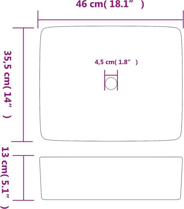 Immagine prodotto VidaXL Guerino (460 mm, 355 mm)