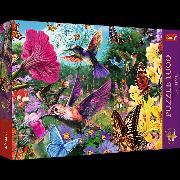 Produktbild Trefl Puzzle Premium Plus 1000 - Ein Garten für die Vögel (1000 Teile)