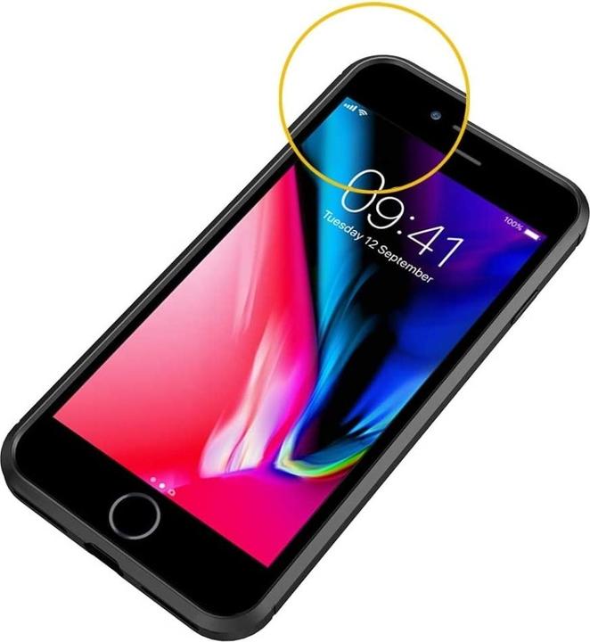 Immagine prodotto Screenguard Apple iPhone SE 2022 Custodia Carbon Brushed Soft TPU (Apple iPhone SE (terza generazione))