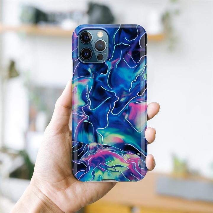 Produktbild Cadorabo IMD TPU Bunter Marmor Cover (Apple iPhone 12 Pro Max)
