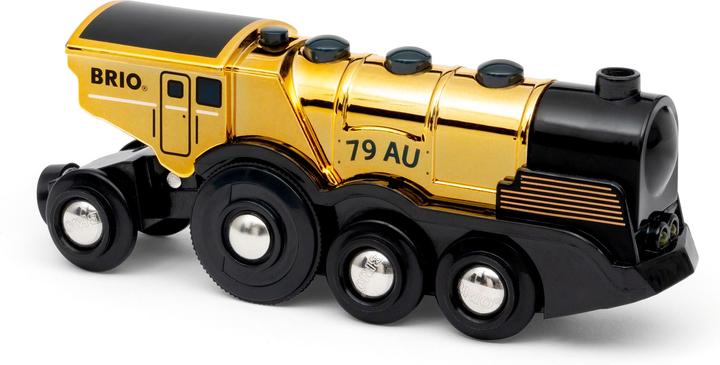 Brio Locomotive à pile dorée