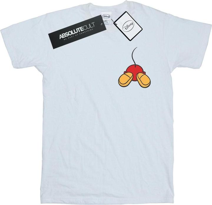 Actual product image Disney Womens/Ladies Mickey Mouse Backside Breast Print Cotton Boyfriend T-Shirt (XL)