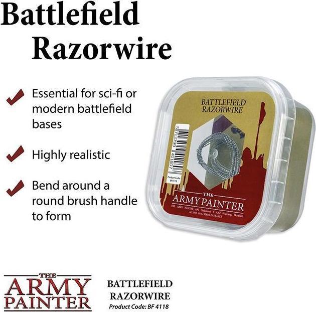 Image du produit Army Painter ARM04118 - Battlefield Razorwire/Fils de fer barbelés (GB)