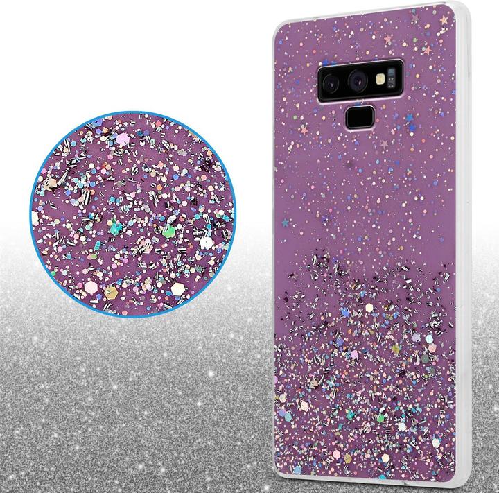 Actual product image Cadorabo TPU cover sparkling glitter (Samsung Galaxy Note 9)