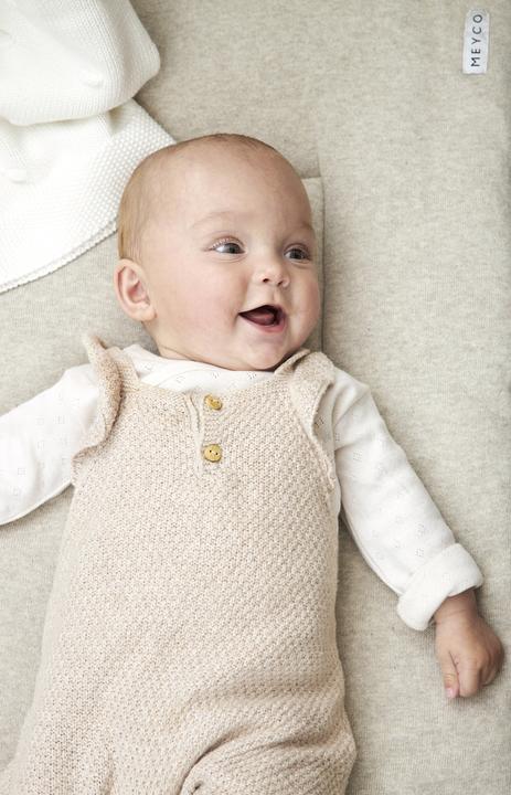 Productafbeelding Meyco Boxinzet Knit Basic Teddy - zandkleurig gemêleerd - 77x97cm (77 cm)