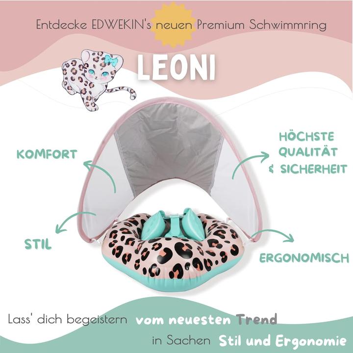 Actual product image Edwekin Baby swimming ring Leoni