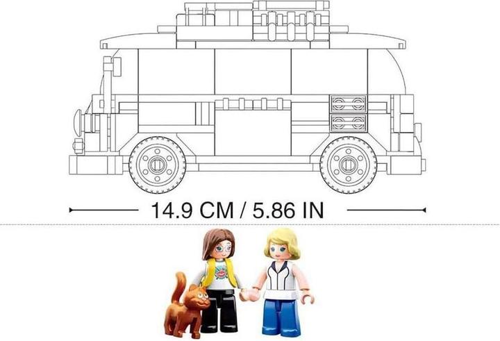 Produktbild Sluban Klassischer Hippiebus