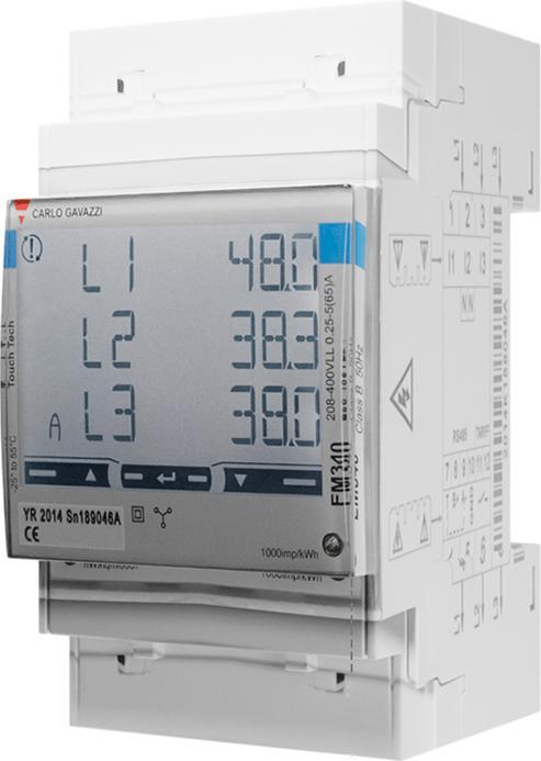 Actual product image Wallbox MTR-3P-65A-CG - Power / energy consumption meter - white (MTR-3P-65A-CG)