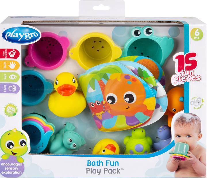 Produktbild Playgro Badespielzeug Geschenkset 15-tlg.