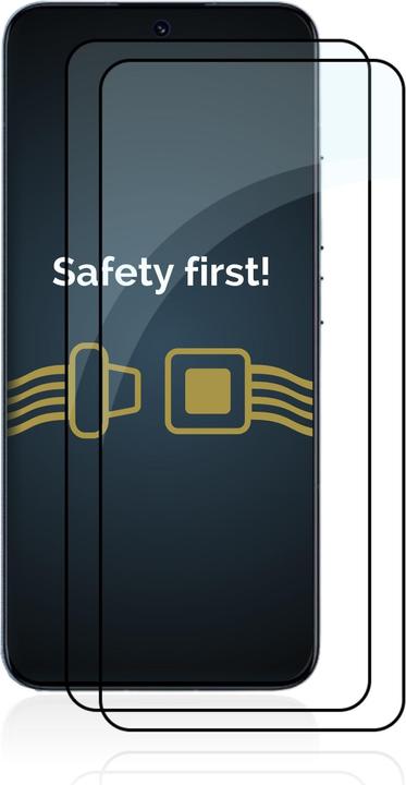 Actual product image Savvies Full-screen armoured glass screen protector (2 Piece, Xiaomi 13)