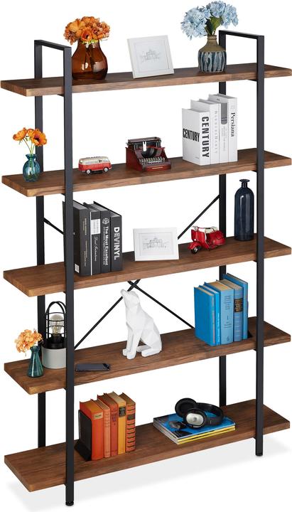 Actual product image Relaxdays Bücherregal (120 x 32.5 x 178 cm)