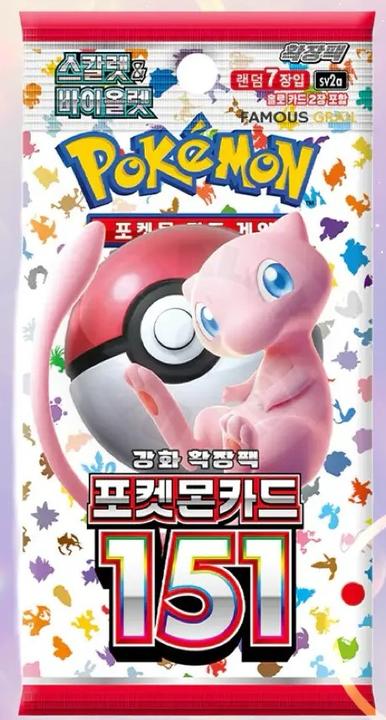 Produktbild Pokémon Scarlet & Violet - 151 (Koreanisch, Booster Pack)