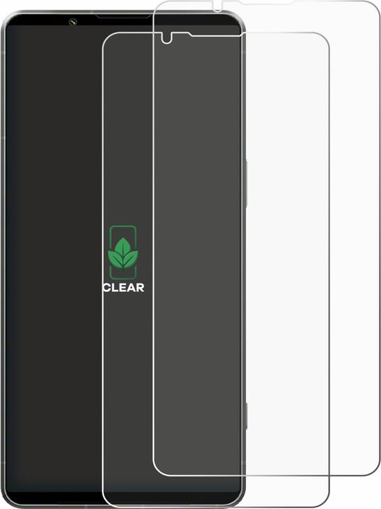 Productafbeelding ScreenLeaf Schutzfolie nachhaltiger Displayschutz Display Schutz Folie Klar Transparent (2 Stuk, Sony Xperia 1 VI)