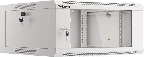 Produktbild Lanberg Szafa Instalacyjna Rack Wisząca 19 4u 600 Szara Drzwi Szklane (Złożona) (19 Zoll Rack)