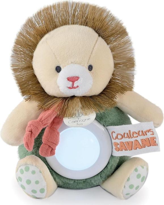 Productafbeelding Doudou et Compagnie Nachtlampje Leeuw 15cm