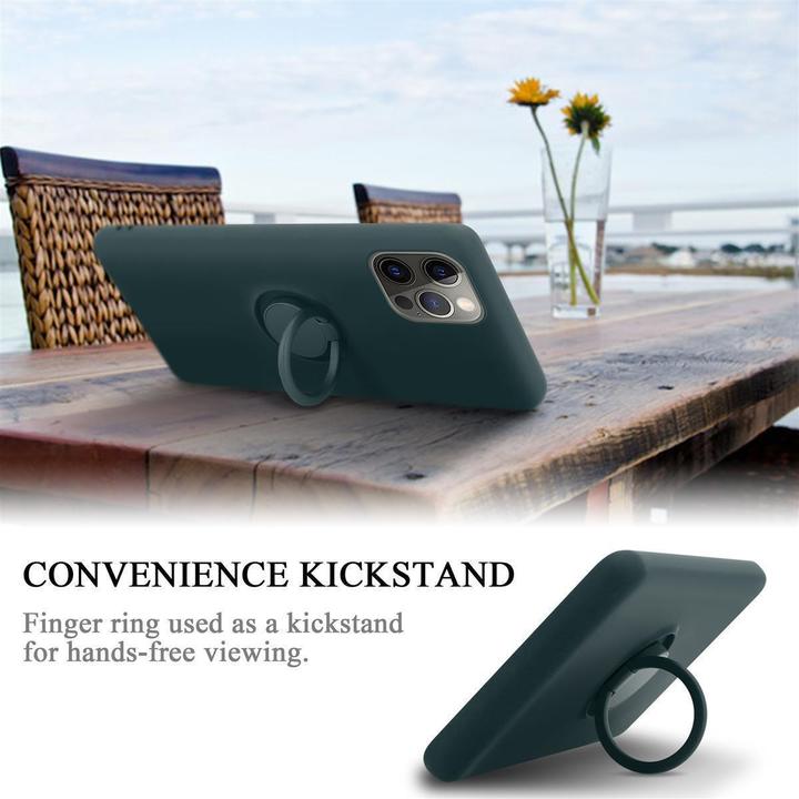 Produktbild Cadorabo TPU Liquid Ring Silicone Case Hülle (Apple iPhone 12 Pro Max)