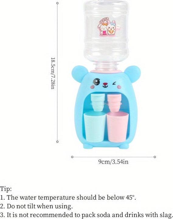 Produktbild Activity Board Rollenspiel-Wasserspender, Wasserspender mit doppeltem Wasserauslass, Mini-Getränkesaftmaschine